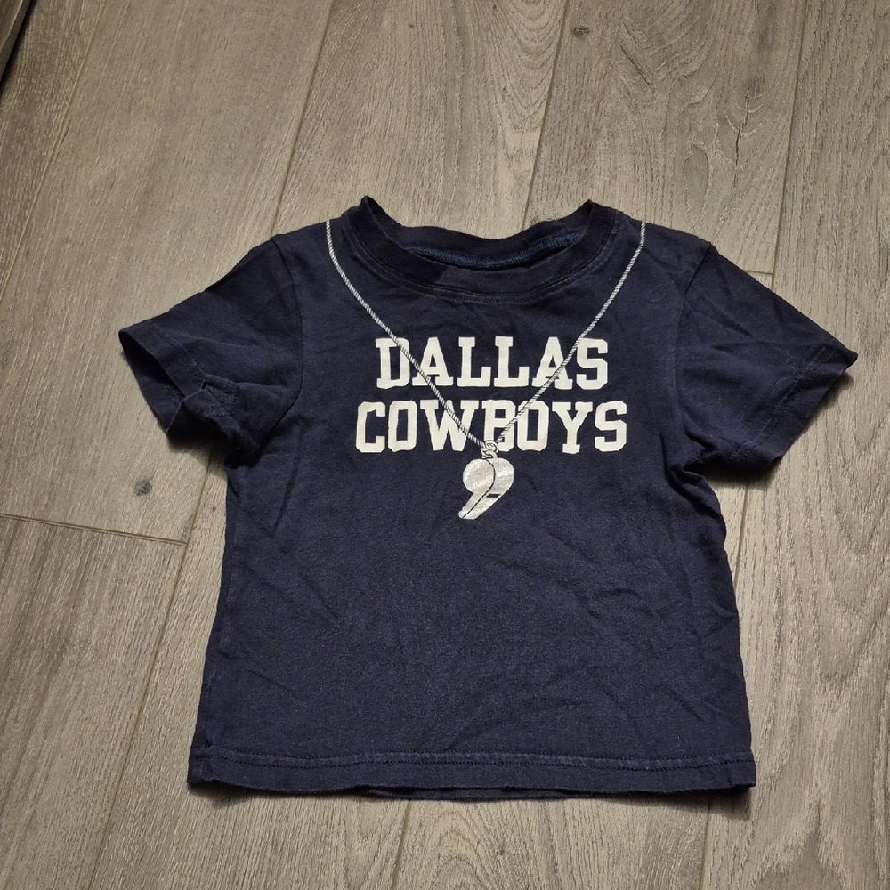 NFL Dallas Cowboys Kids Tee - Navy and White